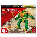 LEGO NINJAGO 71757 Mech Ninja di Lloyd, Set per Bambini dai 4 Anni in su, con Giocattolo Snodabile e Guerriero Serpente