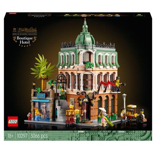 LEGO Icons 10297 Boutique Hotel, Set Modellini da Costruire per Adulti,  Edificio Modulare da Collezione con 7 Minifigure - LEGO - Icons - Edifici e  architettura - Giocattoli | laFeltrinelli
