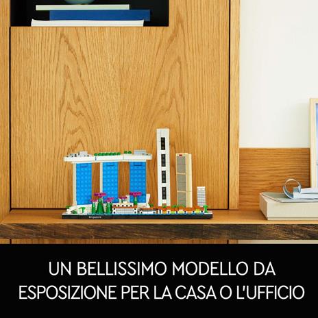 LEGO Architecture 21057 Singapore, Modellismo, Set di Costruzioni per Adulti della Collezione Skyline, Idea Regalo - 5