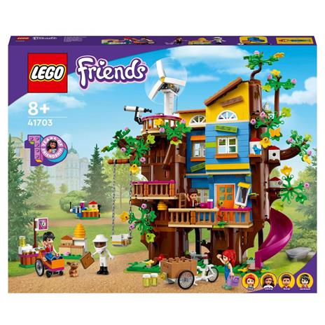 LEGO Friends 41703 Casa sull'Albero dell'Amicizia con Mini Bamboline di Mia  e River, Giochi per Bambini dai 8 Anni in su