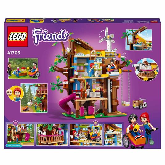 LEGO Friends 41703 Casa sull'Albero dell'Amicizia con Mini Bamboline di Mia  e River, Giochi per Bambini dai 8 Anni in su - LEGO - Star Wars - Edifici e  architettura - Giocattoli | Feltrinelli