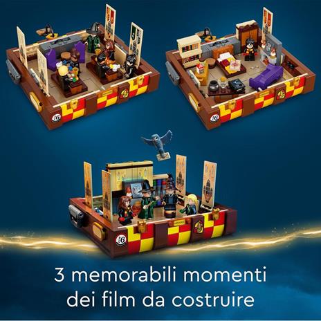 LEGO Harry Potter 76399 Il Baule Magico di Hogwarts, Idea Regalo Personalizzabile, Stemmi Case, Cappello Parlante e Gufo - 6