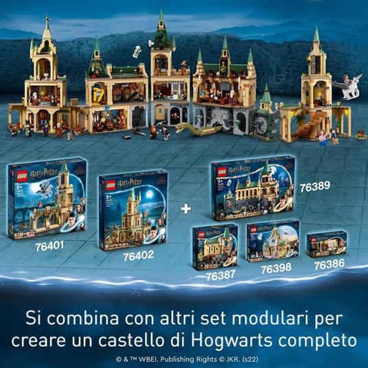 Lego harry potter 76402 hogwarts: ufficio di silente, castello giocattolo  con cappello parlante e spada di grifondoro - Toys Center