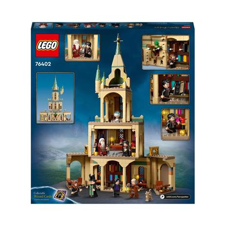 LEGO Harry Potter 76402 Hogwarts: Ufficio di Silente, Castello Giocattolo con Cappello Parlante e Spada di Grifondoro - 8