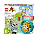 LEGO DUPLO 10977 Il Mio Primo Cagnolino e Gattino con Suoni, Set con Gatto e Cane Giocattolo, Giochi per Bambini dai 18 mesi