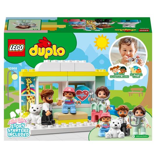 LEGO DUPLO 10968 Visita dal Dottore, Giochi Educativi per l'Apprendimento  dei Bambini di 2+ Anni, Giocattoli Creativi - LEGO - Duplo - Mestieri -  Giocattoli | laFeltrinelli
