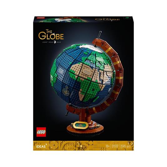LEGO Ideas 21332 Il Mappamondo, Set da Modellismo da Costruire per Adulti,  Mappa del Mondo, Tessere che si Illuminano al Buio - LEGO - Ideas - Edifici  e architettura - Giocattoli | Feltrinelli