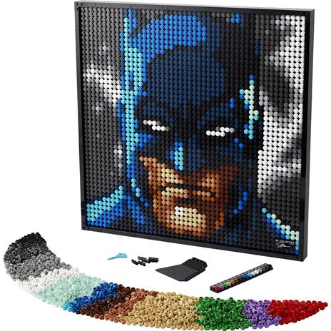 LEGO Art 31205 Collezione Jim Lee Batman, Poster Fai Da Te, Idea Regalo Modellismo, Set di Lavoretti Creativi per Adulti - 7