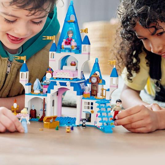 LEGO Principessa Disney 43206 Il Castello di Cenerentola e del Principe  Azzurro, Idea Regalo, Giocattolo per Bambini 5+ Anni - LEGO - Principessa  Disney - Edifici e architettura - Giocattoli