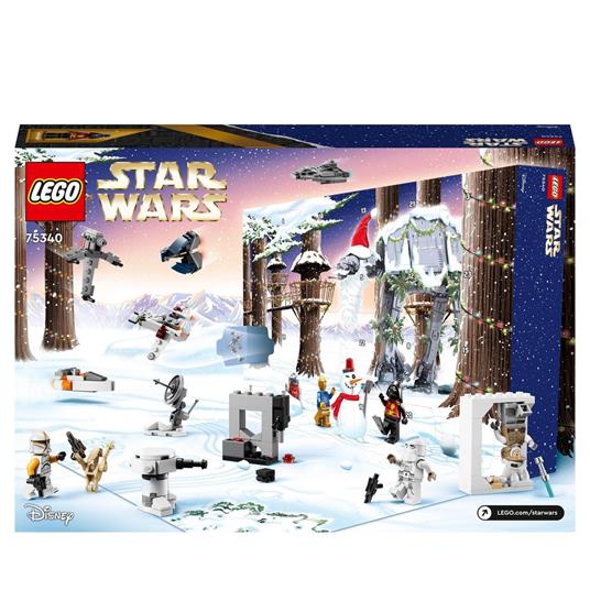 LEGO Star Wars 75340 Calendario dell'Avvento 2022, 24 Mini Costruzioni per  Bambini con R2-D2, Darth Vader e Droide Gonk - LEGO - Star Wars - TV &  Movies - Giocattoli | laFeltrinelli