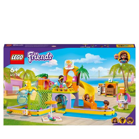 LEGO Friends 41720 Parco Acquatico, Piscina con Scivolo con Mini Bamboline,  Idea Regalo, Giochi per Bambini dai 6 Anni - LEGO - Friends - Edifici e  architettura - Giocattoli | laFeltrinelli