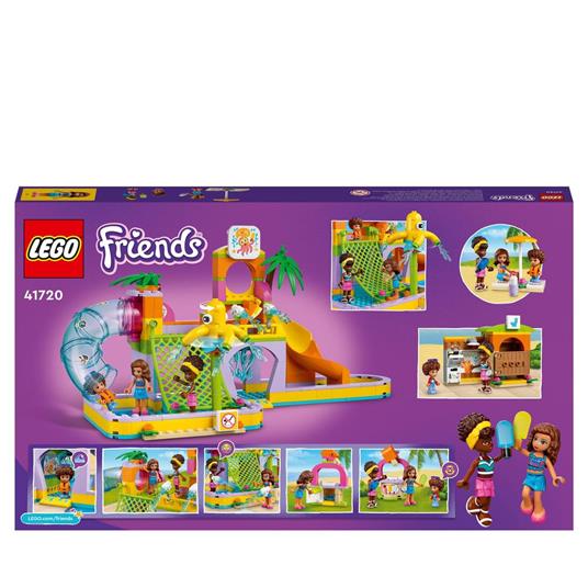 LEGO Friends 41720 Parco Acquatico, Piscina con Scivolo con Mini Bamboline,  Idea Regalo, Giochi per Bambini dai 6 Anni - LEGO - Friends - Edifici e  architettura - Giocattoli | Feltrinelli