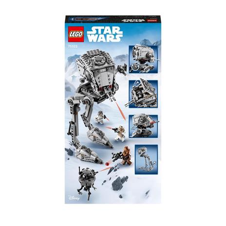 LEGO Star Wars 75322 AT-ST di Hoth con Minifigure di Chewbacca e Droide, Modellino del Film L'Impero Colpisce Ancora - 8