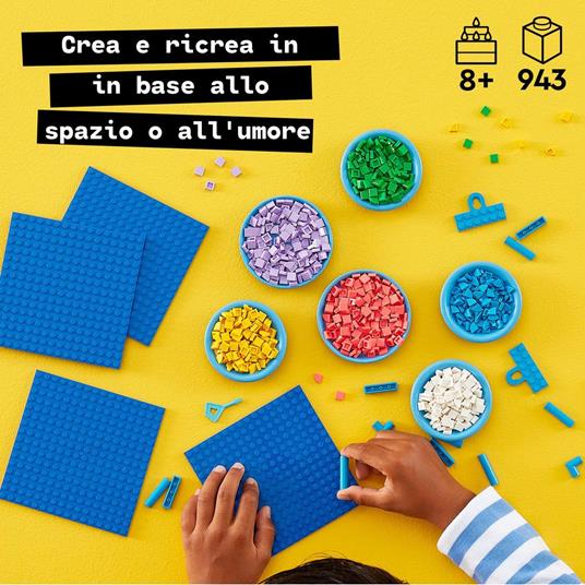 LEGO DOTS 41952 Bacheca Messaggi Grande, Decorazioni per la Camera dei  Bambini, Lavagna Personalizzabile, Gioco Fai da Te - LEGO - DOTs - Set  mattoncini - Giocattoli | Feltrinelli