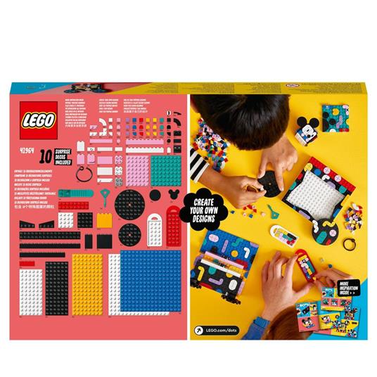 LEGO DOTS 41964 Disney Il KIT Back to School di Topolino e Minnie, Set 6 in  1 con Portagioie e Portafoto, Idea Regalo - LEGO - DOTs - Set mattoncini -  Giocattoli | Feltrinelli