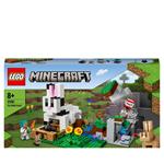 LEGO Minecraft 21181 Il Ranch del Coniglio, Giochi per Bambini e Bambine di 8+ Anni con Figure di Domatore, Zombie e Animali