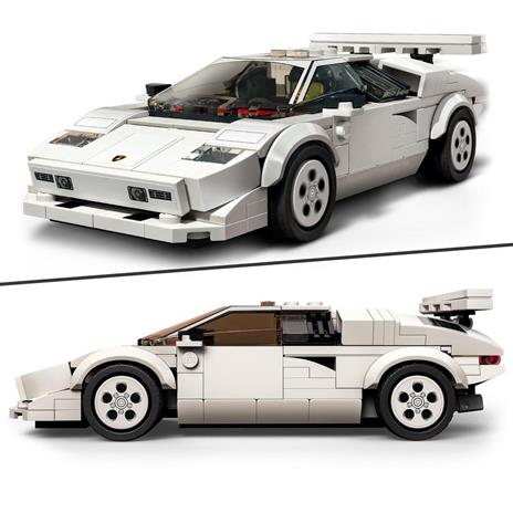 LEGO Speed Champions 76908 Lamborghini Countach, Giochi per Bambini di 8+ Anni, Auto Sportiva Giocattolo, Replica Supercar - 4