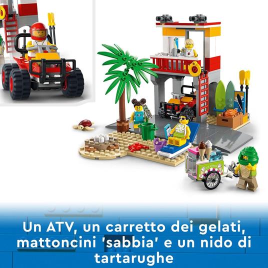LEGO City 60328 Postazione del Bagnino, Set con ATV e Strada, Giocattoli  Creativi, Idea Regalo, Giochi per Bambini e Bambine - LEGO - City -  Mestieri - Giocattoli | laFeltrinelli