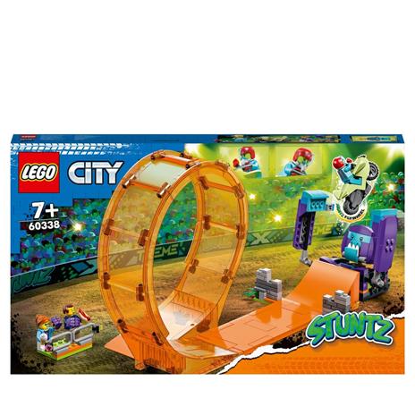 LEGO City Stuntz 60338 Giro della Morte dello Scimpanzé, Moto Giocattolo  con Minifigure, Giochi per Bambini dai 7 Anni in su - LEGO - City Stuntz -  Moto - Giocattoli