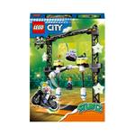 LEGO City Stuntz 60341 Sfida Acrobatica KO, Moto Giocattolo con Minifigure, Giochi per Bambini e Bambine dai 5 Anni in su