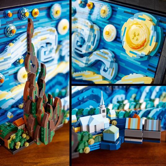 LEGO Ideas 21333 Vincent van Gogh - Notte Stellata, Set Fai da Te Creativo  per Adulti, Decorazione per Casa 3D con Minifigure - LEGO - LEGO Ideas -  Set mattoncini - Giocattoli | laFeltrinelli