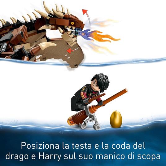 LEGO Harry Potter 76406 Ungaro Spinato, Set da Collezione con