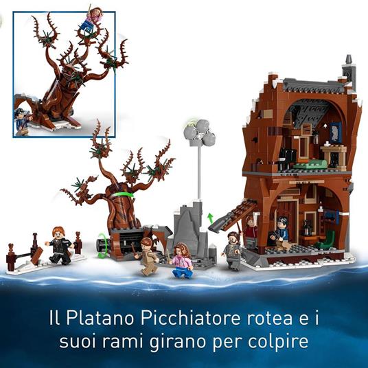 LEGO Harry Potter 76407 La Stamberga Strillante e il Platano Picchiatore,  Modellino da Costruire con Minifigure, Mondo Magico - LEGO - Harry Potter -  TV & Movies - Giocattoli