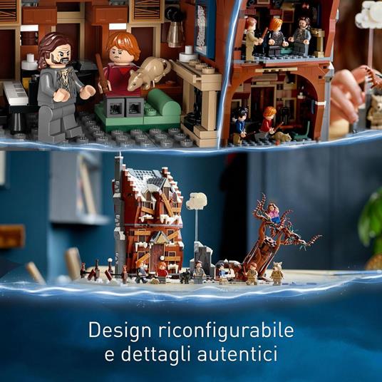 LEGO Harry Potter Torre di Astronomia di Hogwarts, Modello di Castello  Giocattolo, Compatibile con i Playset La Sala Grande e Il Platano  Picchiatore, 75969