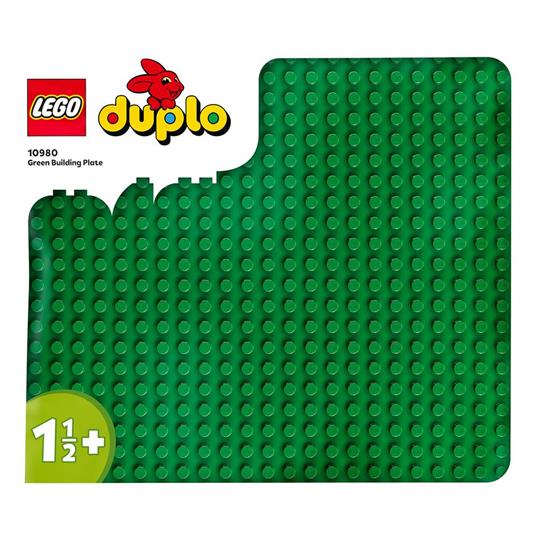 LEGO DUPLO 10980 Base Verde, Tavola Classica per Mattoncini, Piattaforma  Giocattolo, Superfice di Costruzione per Bambini - LEGO - Duplo - Set  mattoncini - Giocattoli | laFeltrinelli