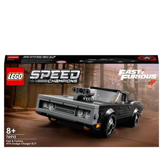 LEGO Speed Champions Fast & Furious 1970 Dodge Charger R/T, Modellino di  Auto Giocattolo da Collezione con Minifigure, 76912 - LEGO - Speed  Champions - Automobili - Giocattoli | Feltrinelli