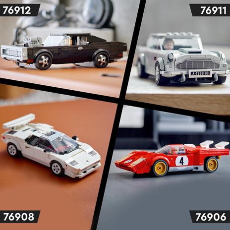 LEGO Speed Champions Fast & Furious 1970 Dodge Charger R/T, Modellino di Auto Giocattolo da Collezione con Minifigure, 76912 - 6