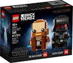 Obi-Wan Kenobi™ e Darth Vader™ -  Brick Headz 40547