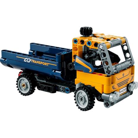 LEGO Technic 42147 Camion Ribaltabile, Set 2 in 1 con Camioncino ed Escavatore Giocattolo, Giochi per Bambini 7+, Idee Regalo - 7