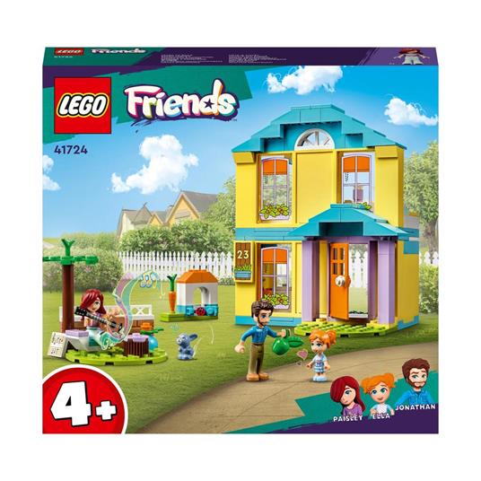 LEGO Friends 41724 La Casa di Paisley, Casa delle Bambole con Accessori,  Giochi per Bambina e Bambino 4+ Anni, Idea Regalo - LEGO - LEGO Friends -  Edifici e architettura - Giocattoli
