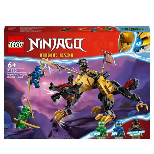 LEGO NINJAGO 71790 Cavaliere del Drago Cacciatore Imperium, Mostro  Giocattolo con 3 Minifigure, Giochi per Bambini 6+ Anni - LEGO - Ninjago -  Generici - Giocattoli | laFeltrinelli