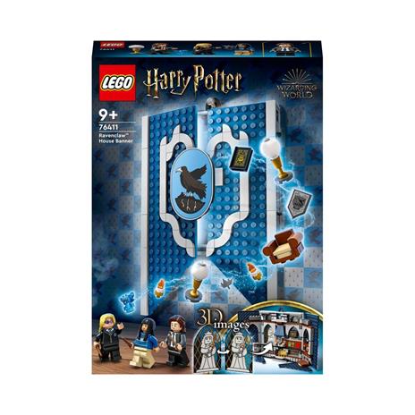 LEGO Harry Potter 76411 Stendardo della Casa Corvonero da Parete