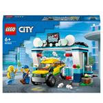 LEGO City 60362 Autolavaggio, Gioco per Bambini 6+ Anni con Spazzole Rotanti, Macchina Giocattolo e 2 Minifigure, Idea Regalo