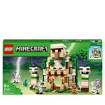 LEGO 21250 Minecraft La Fortezza del Golem di Ferro, Castello Giocattolo Costruibile, con 7 Personaggi
