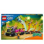 LEGO City Stuntz 60357 Stunt Truck: Sfida dellAnello di Fuoco, Moto Giocattolo Carica e Vai, Regalo Divertente per Bambini