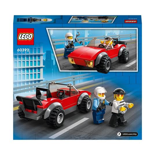 LEGO City 60392 Inseguimento sulla Moto della Polizia Giocattolo con  Modelli di Auto e 2 Minifigure, Giochi per Bambini 5+ - LEGO - City Police  - Mestieri - Giocattoli | laFeltrinelli