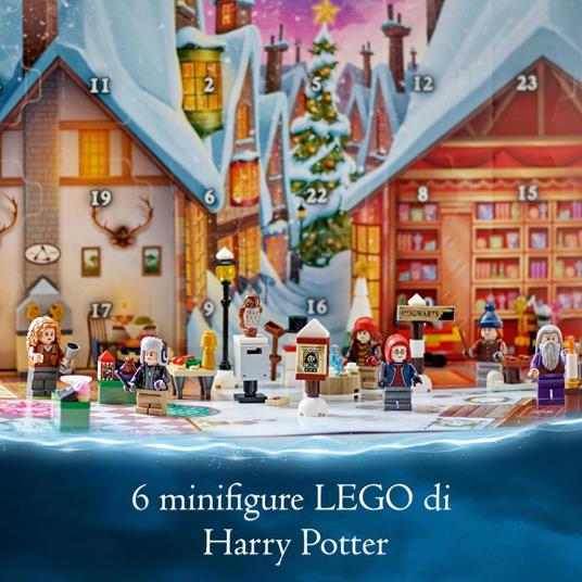 LEGO Harry Potter 76418 Calendario dellAvvento 2023 24 Regali tra cui 18 Mini Costruzioni e 6 Minifigure Giochi per Natale - 5