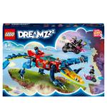 LEGO DREAMZzz 71458 Auto-Coccodrillo, Giocattolo 2in1 da Monster Truck a Macchina-Animale con Jayden e il Cacciatore Notturno