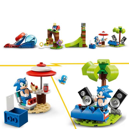 LEGO Sonic the Hedgehog 76990 Sfida della Sfera di Velocità di Sonic  Giocattolo con 3 Personaggi Giochi per Bambini 6+ Anni - LEGO - Sonic the  Hedgehog - TV & Movies - Giocattoli