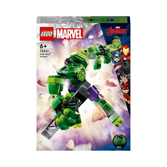 LEGO Marvel 76241 Armatura Mech Hulk, Set Action Figure Supereroe Avengers,  Giochi per Bambini dai 6 Anni, Idea Regalo - LEGO - Super Heroes - TV &  Movies - Giocattoli | Feltrinelli