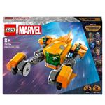 LEGO Marvel 76254 Astronave di Baby Rocket, Giocattolo da Costruire del Supereroe dei Guardiani della Galassia Volume 3