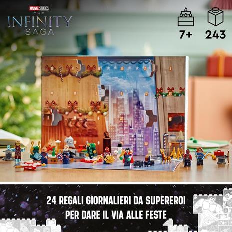 LEGO Marvel 76267 Calendario dellAvvento degli Avengers 2023 con 24 Regali da Supereroi, Regalo di Natale per Bambini - 2