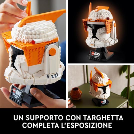 LEGO Star Wars 75350 Casco del Comandante Clone Cody, Serie Caschi 2023,  Collezione per Adulti da The Clone Wars, Idea Regalo - LEGO - Star Wars -  Astronavi - Giocattoli | laFeltrinelli