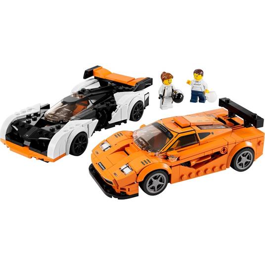 LEGO Speed Champions 76918 McLaren Solus GT & McLaren F1 LM, 2 Modellini di Auto da Costruire, Kit Macchine Giocattolo 2023 - 7
