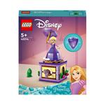 LEGO Disney Princess 43214 Rapunzel Rotante, Giocattolo da Costruire con Mini Bambolina in Abito di Diamante, Giochi Bambini