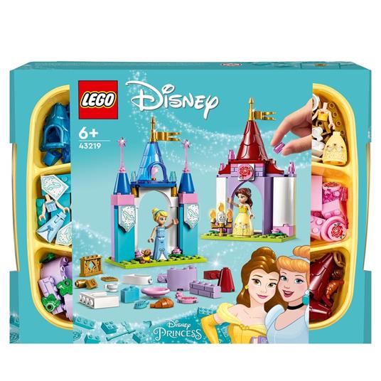 LEGO Disney Princess 43219 Castelli Creativi, Set con Castello Giocattolo,  Belle e Cenerentola, Giochi da Viaggio per Bambini - LEGO - Disney Princess  - Cartoons - Giocattoli | laFeltrinelli